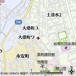 石川県金沢市土清水2丁目166周辺の地図