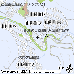 石川県金沢市山科町ヌ74-26周辺の地図