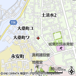 石川県金沢市土清水2丁目359周辺の地図