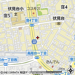 焼肉亭 大島 窪店周辺の地図