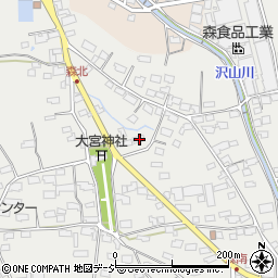 長野県千曲市森1109周辺の地図