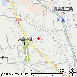 長野県千曲市森1109-1周辺の地図