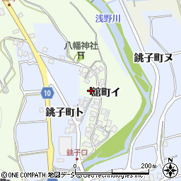 石川県金沢市舘町イ258周辺の地図