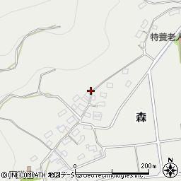 長野県千曲市森870周辺の地図