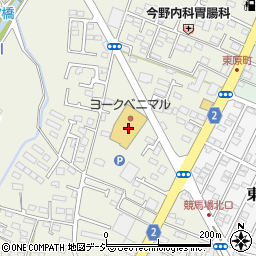 ヨークベニマル西川田店周辺の地図
