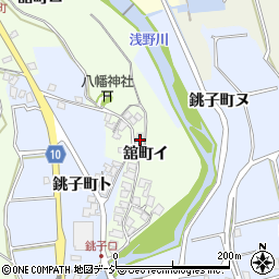 石川県金沢市舘町イ127周辺の地図