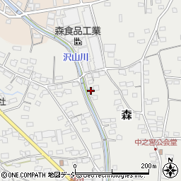 長野県千曲市森2534-2周辺の地図