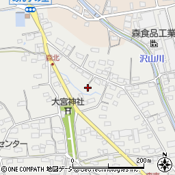 長野県千曲市森1114-3周辺の地図