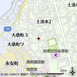 石川県金沢市土清水2丁目280周辺の地図