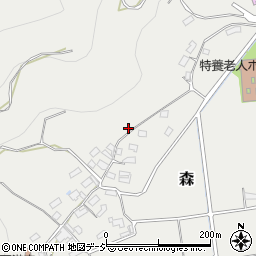 長野県千曲市森868-2周辺の地図