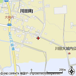 栃木県宇都宮市川田町57周辺の地図