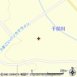 群馬県吾妻郡嬬恋村干俣336-1周辺の地図