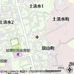 石川県金沢市土清水1丁目107周辺の地図