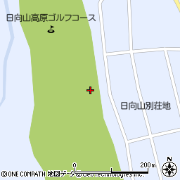 日向山高原ゴルフコース管理棟周辺の地図