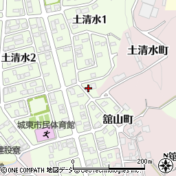 石川県金沢市土清水1丁目109周辺の地図