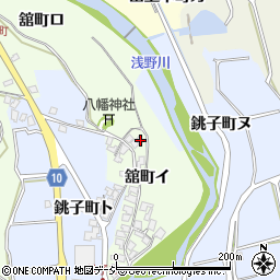 石川県金沢市舘町イ246周辺の地図