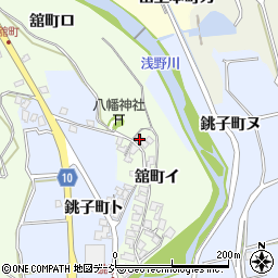 石川県金沢市舘町イ248周辺の地図