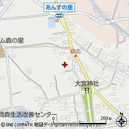 長野県千曲市森805周辺の地図