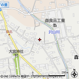 長野県千曲市森1146-2周辺の地図
