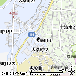 石川県金沢市大桑町ユ11-5周辺の地図