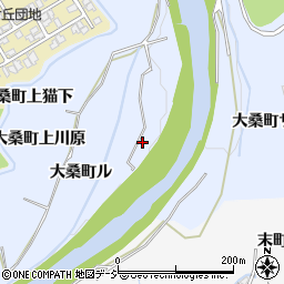 石川県金沢市大桑町ヲ周辺の地図
