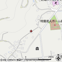 長野県千曲市森865周辺の地図