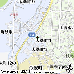 石川県金沢市大桑町ユ11-22周辺の地図