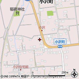 茨城県常陸太田市小沢町1222周辺の地図