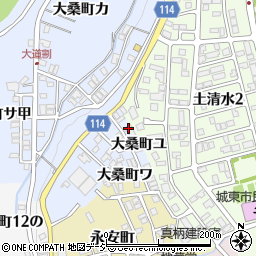 石川県金沢市大桑町ユ11-19周辺の地図