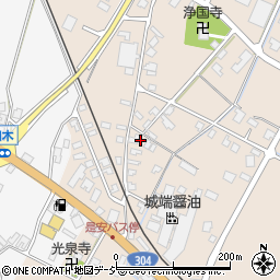 富山県南砺市是安末広町周辺の地図
