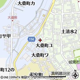石川県金沢市大桑町ユ11周辺の地図