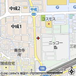 中成ハイツ周辺の地図