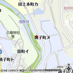 石川県金沢市銚子町ヌ周辺の地図