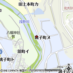 石川県金沢市銚子町（ヌ）周辺の地図