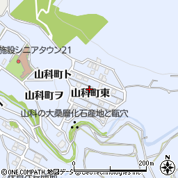 石川県金沢市山科町東50周辺の地図