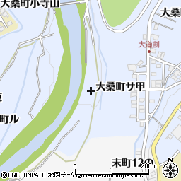 石川県金沢市大桑町鱒川淵周辺の地図