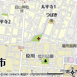 太平寺東公園周辺の地図