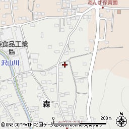 長野県千曲市森2486周辺の地図