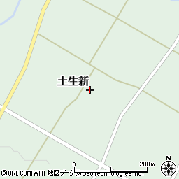 富山県南砺市土生新470周辺の地図