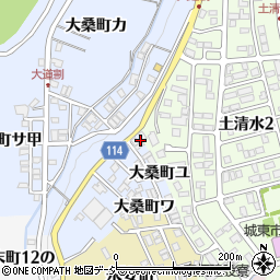 石川県金沢市大桑町ユ11-14周辺の地図