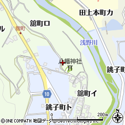 石川県金沢市舘町イ286-1周辺の地図
