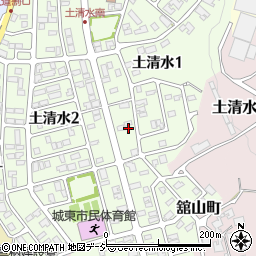 石川県金沢市土清水1丁目184周辺の地図