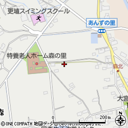長野県千曲市森815-3周辺の地図