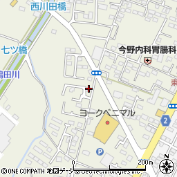 栃木県宇都宮市西川田町941周辺の地図