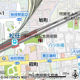 市立松任中川一政記念美術館周辺の地図
