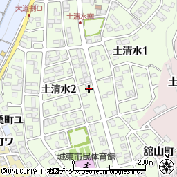 石川県金沢市土清水2丁目307周辺の地図