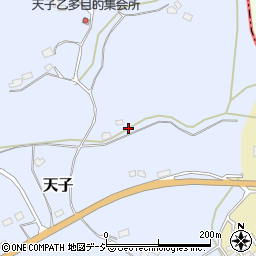 栃木県芳賀郡茂木町天子周辺の地図