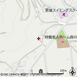 長野県千曲市森845-1周辺の地図