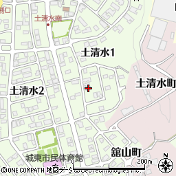石川県金沢市土清水1丁目172周辺の地図
