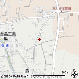長野県千曲市森2585-8周辺の地図